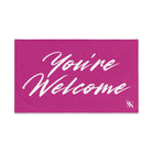 Simply You’re Welcome Fuscia Pink | Nectar Napkins Classic Fun-Flirty Colored Towels