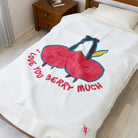 I Love You Berry Much | Mix & Match Fun-Flirty Lovers’ Blankets