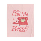 sooo... Call Me Please? | Mix & Match Velveteen Fun-Flirty Lovers’ Blankets
