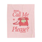 sooo... Call Me Please? | Mix & Match Velveteen Fun-Flirty Lovers’ Blankets