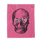 Skull Heart Eyes | Mix & Match Soft Fun-Flirty Lovers’ Blankets