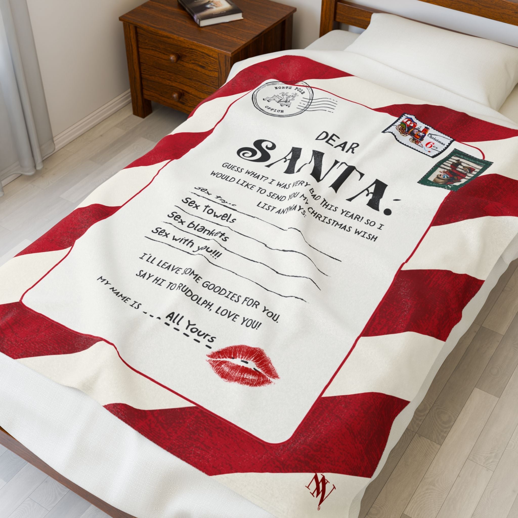 Dear Santa | Mix & Match Soft Fun-Flirty Lovers’ Blankets