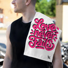 Love Never Fails | Mix & Match Soft Fun-Flirty Lovers’ Towels
