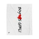 Boy Loves Girl! | Mix & Match Velveteen Fun-Flirty Lovers’ Blankets