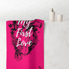 My First Love Real Heart & Flowers | Nectar Napkins XL Fun-Flirty Lovers’ Towels