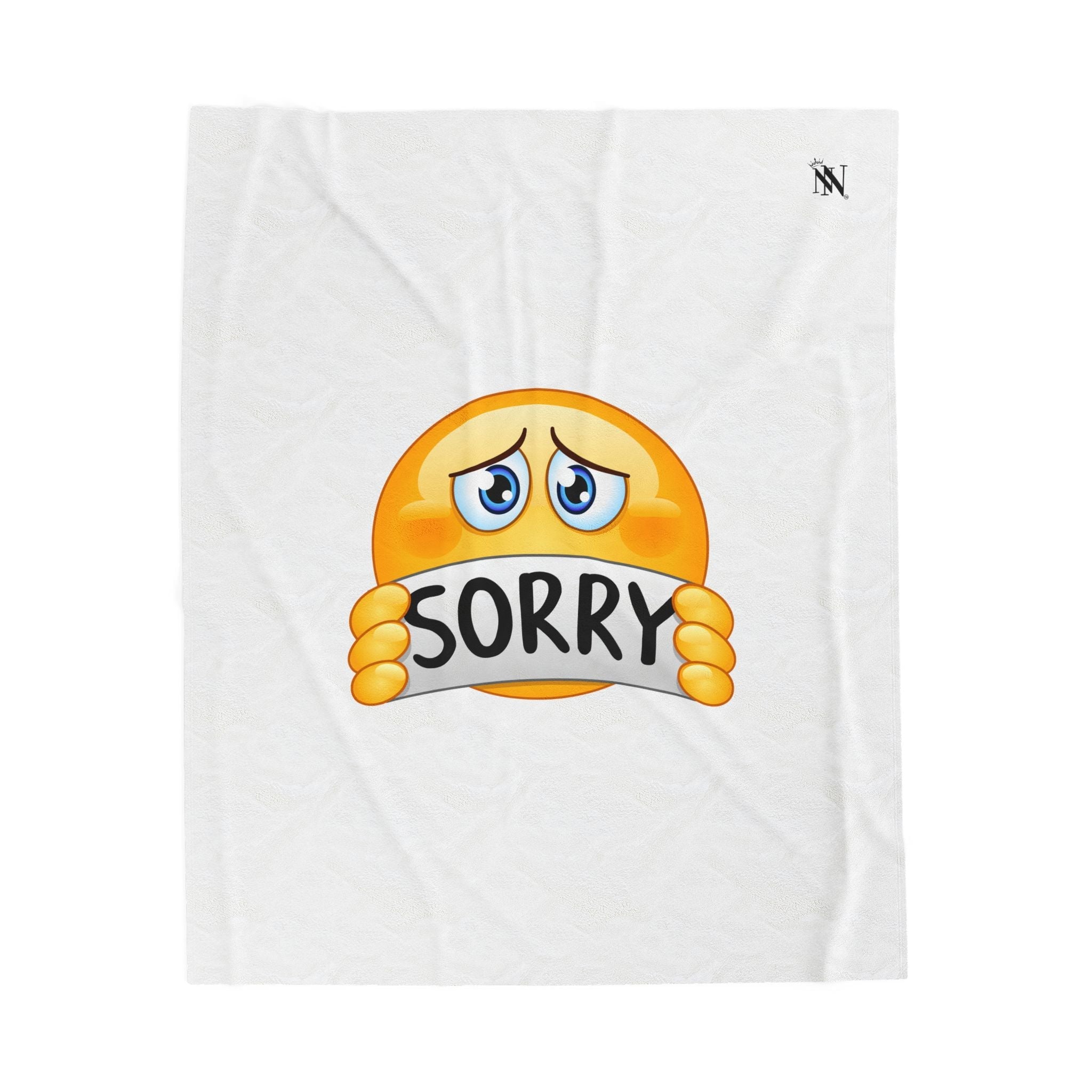 Sorry Emoji | Mix & Match Fun-Flirty Lovers’ Blankets
