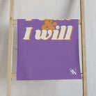 I Can I Will Lavendar | Mix & Match Original Fun-Flirty Lovers’ Towels