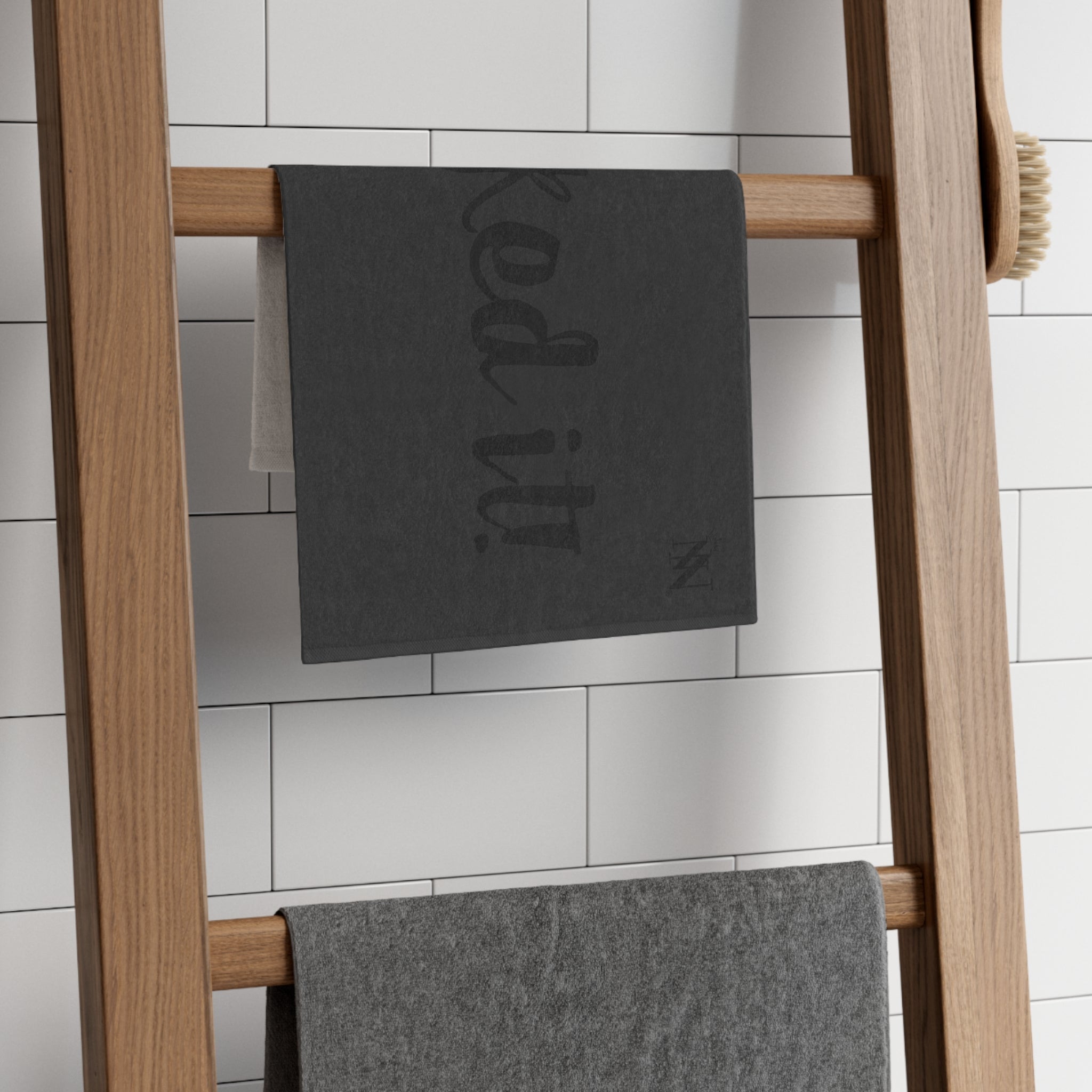 I Faked It! Dark Grey | Mix & Match Soft Fun-Flirty Lovers’ Towels
