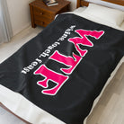 WTF Whine Touch Feast | Mix & Match Velveteen Fun-Flirty Lovers’ Blankets