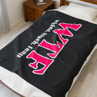 WTF Whine Touch Feast | Mix & Match Velveteen Fun-Flirty Lovers’ Blankets
