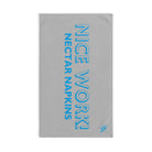 Nice Work Silver | Mix & Match Original Fun-Flirty Lovers’ Towels