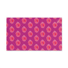 Lips Kiss Mark Pattern Hot Pink Cum Towel