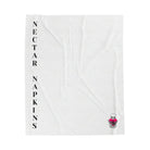 Nectar Napkins Brand White Love Blanket