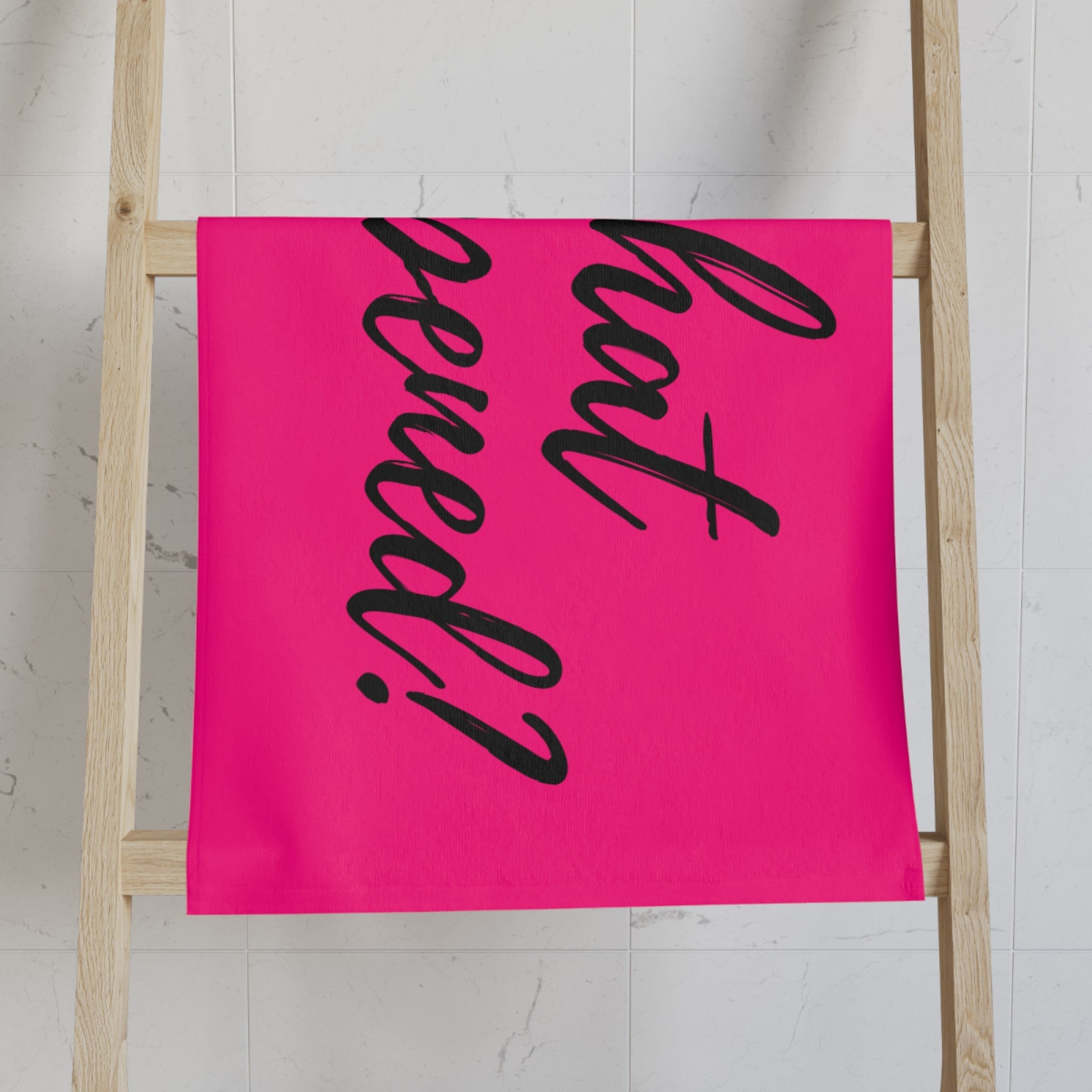 What Happened? Signature Pink Cum Towel