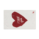 I Love You Paper Note Cum Towel