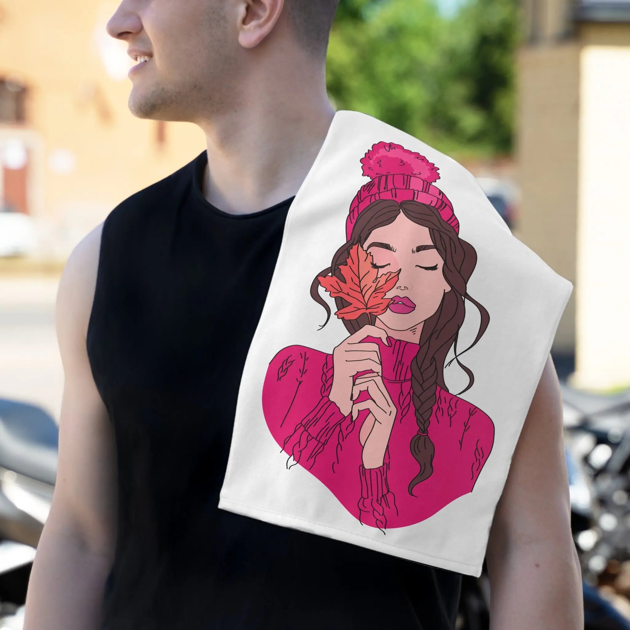 Fall Into Love Girl | Mix & Match Soft Fun-Flirty Lovers’ Towels