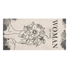 Woman of Love Vintage Beach Towel