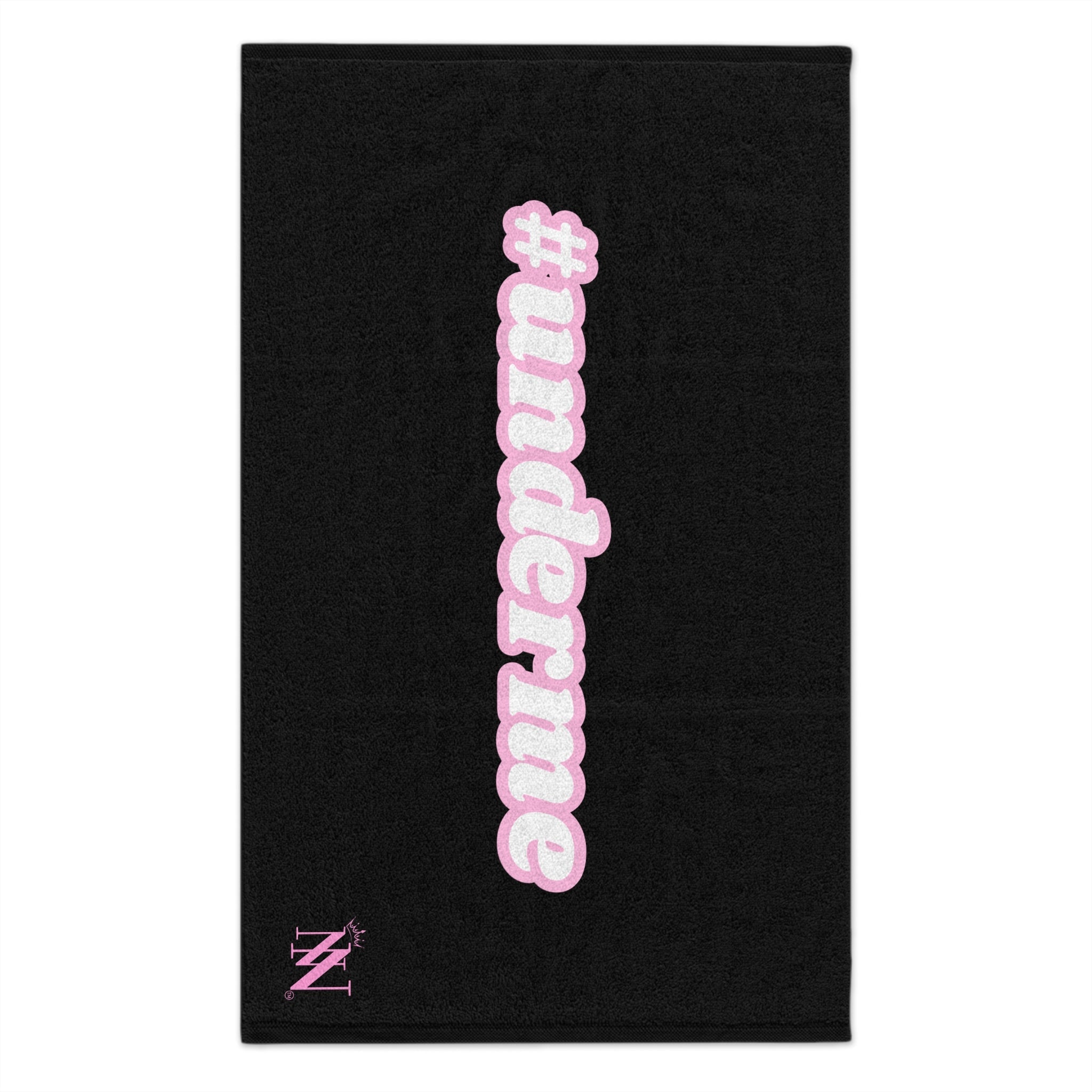 #underme Pink Black | Mix & Match Soft Fun-Flirty Lovers’ Towels
