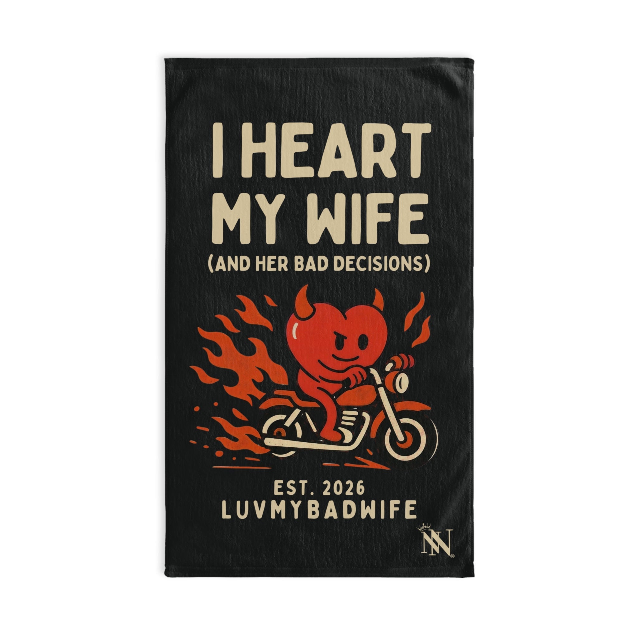 I Heart My Wife | Mix & Match Classic Fun-Flirty Lovers’ Towels