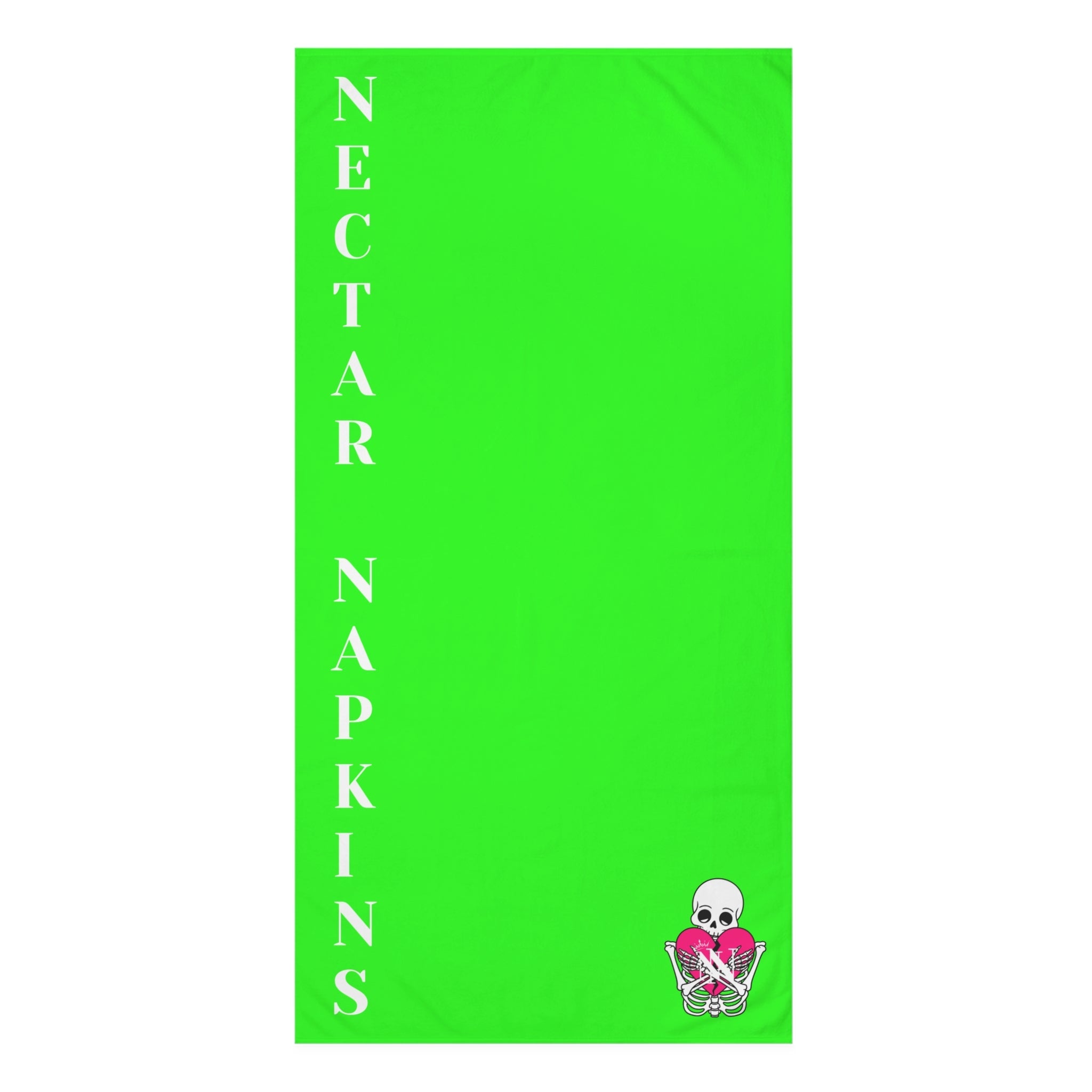 Nectar Napkins Brand Neon Green Over Sized Sex Towel