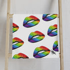 Rainbow Lips Patterned | Mix & Match Classic Fun-Flirty Lovers’ Towels