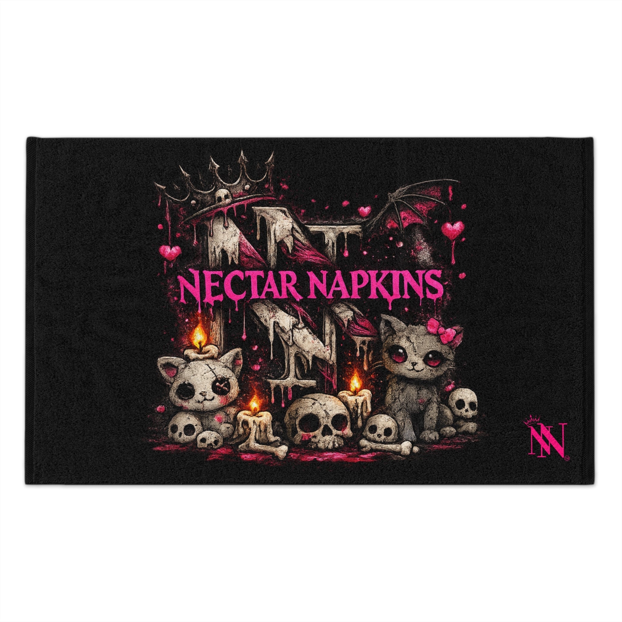Nectar Napkins Gothic Kitty Sex Towel