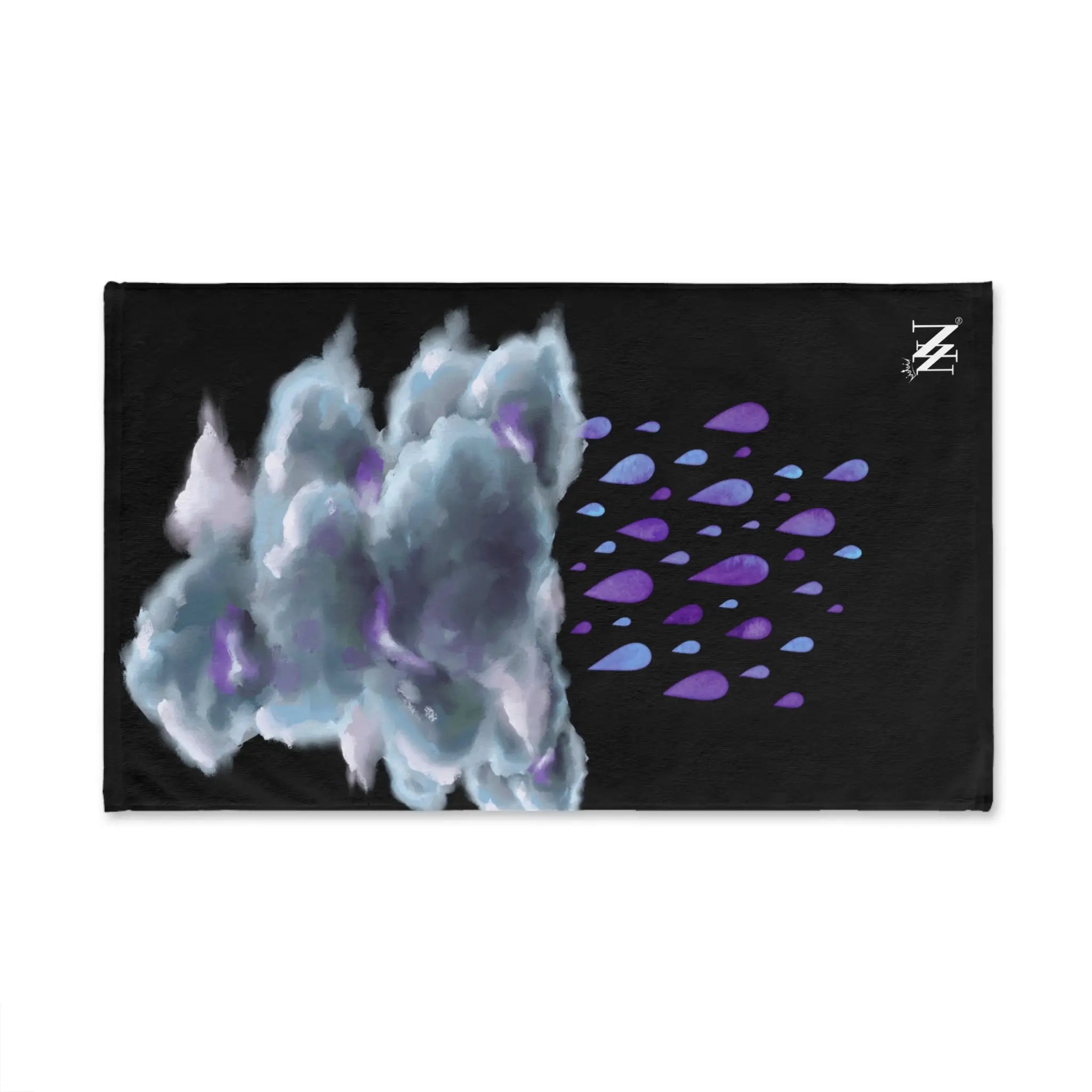 Purple Rain Cloud Cum Towel