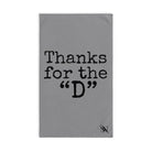 Thanks for the ’D’ Light Grey | Mix & Match Classic Fun-Flirty Lovers’ Towels