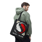 Two Paths One Destiny Koi Fish Ying Yang | Nectar Napkins Fun-Flirty Lovers’ Totes
