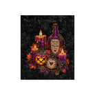 Witches Need Playtime Too | Nectar Napkins Fun-Flirty Lovers’ Crushed Velvet Blankets