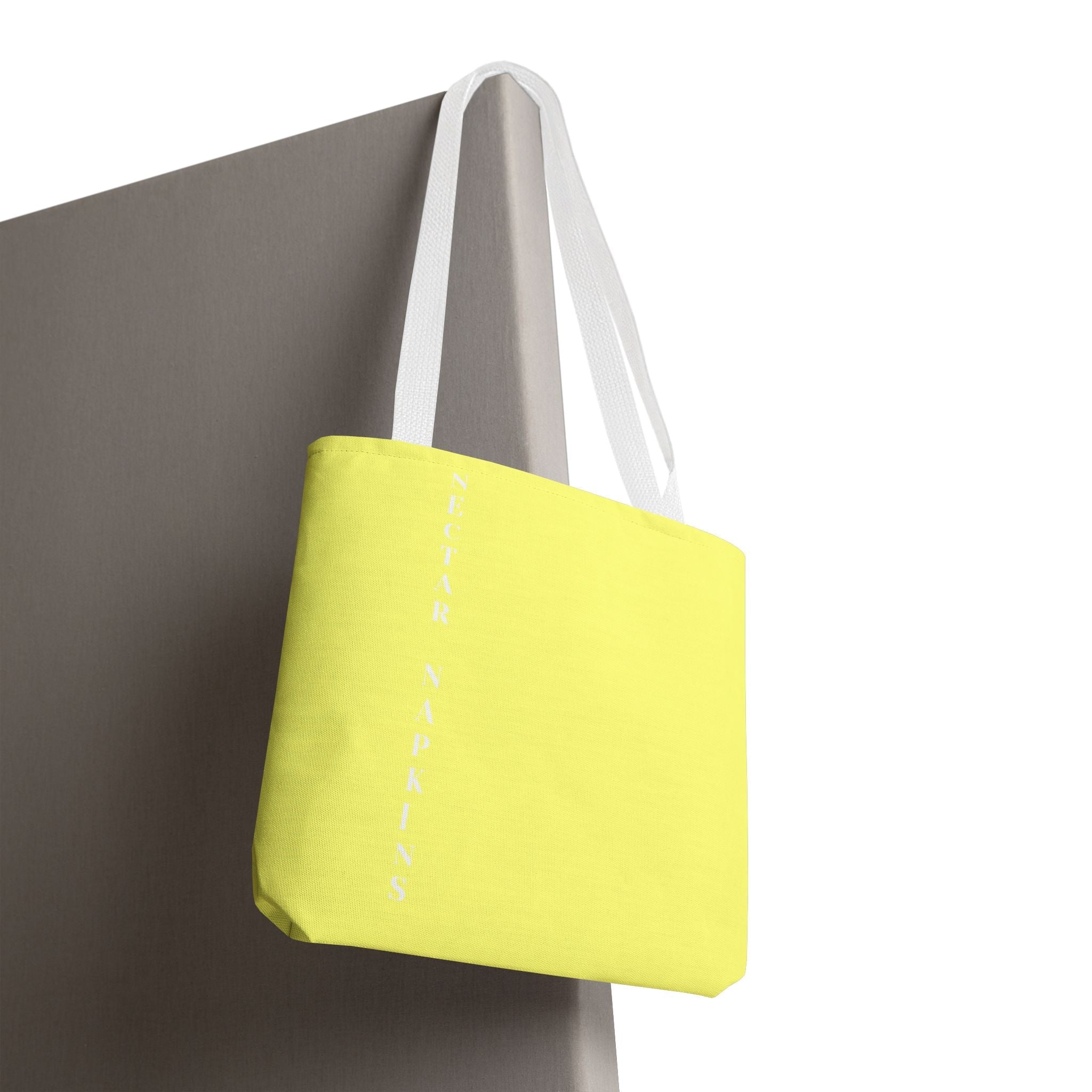 Nectar Napkins Brand Light Yellow Tote Bag