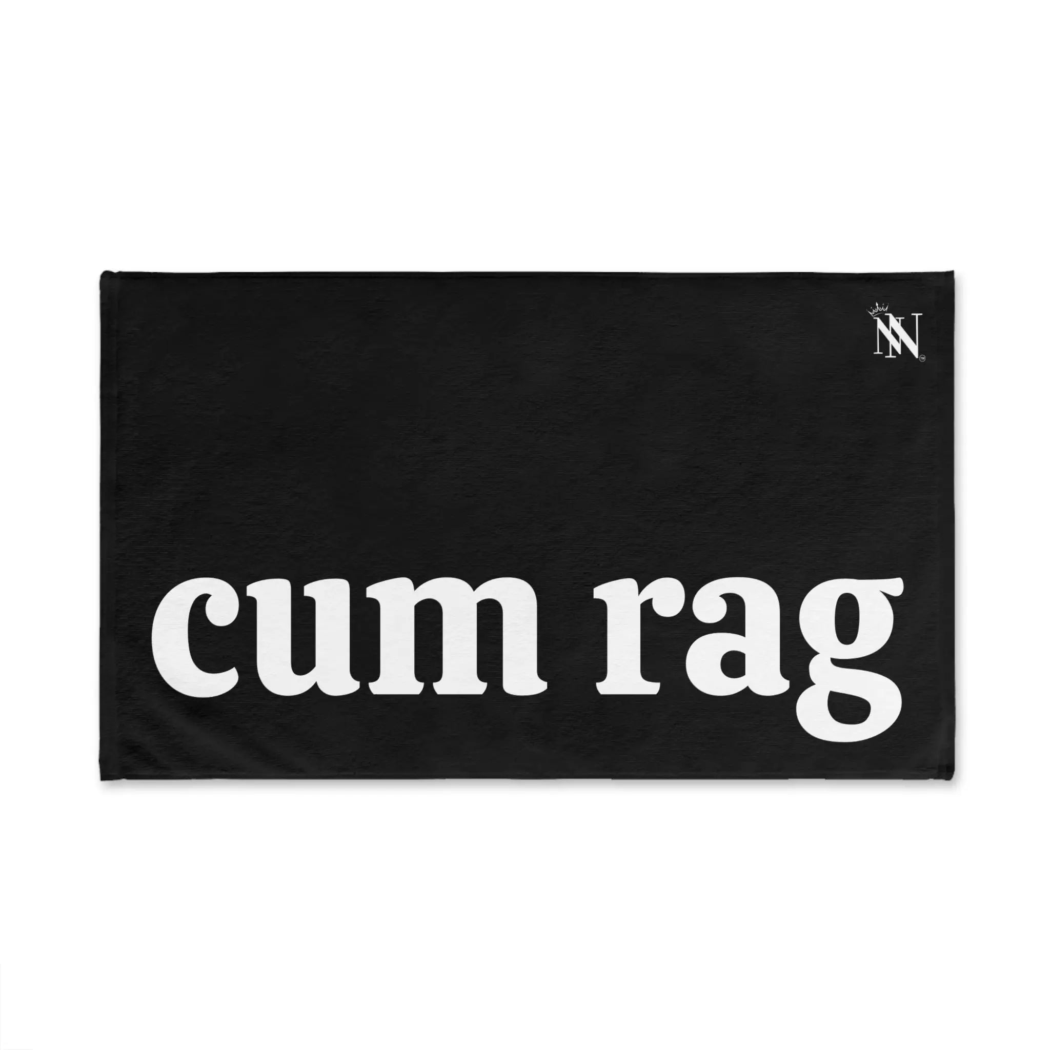 Traditional Cum Rag Black | Mix & Match Original Fun-Flirty Lovers’ Towels