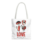Sex Love Repeat Sex Tote Bag