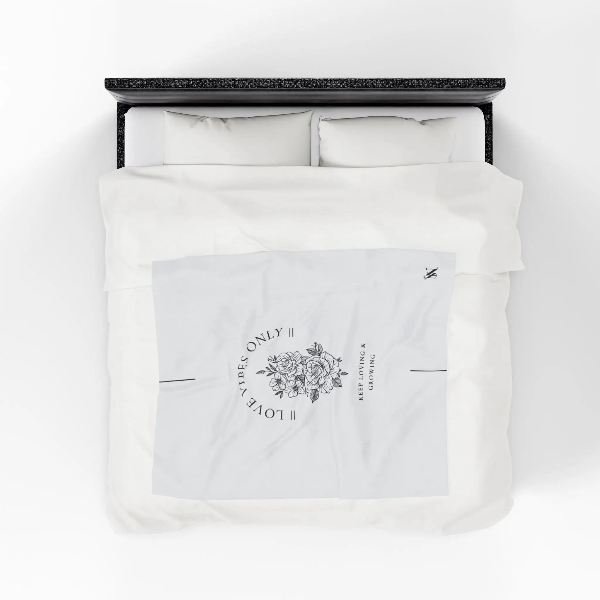 Love Vibes Only | Mix & Match Velveteen Fun-Flirty Lovers’ Blankets
