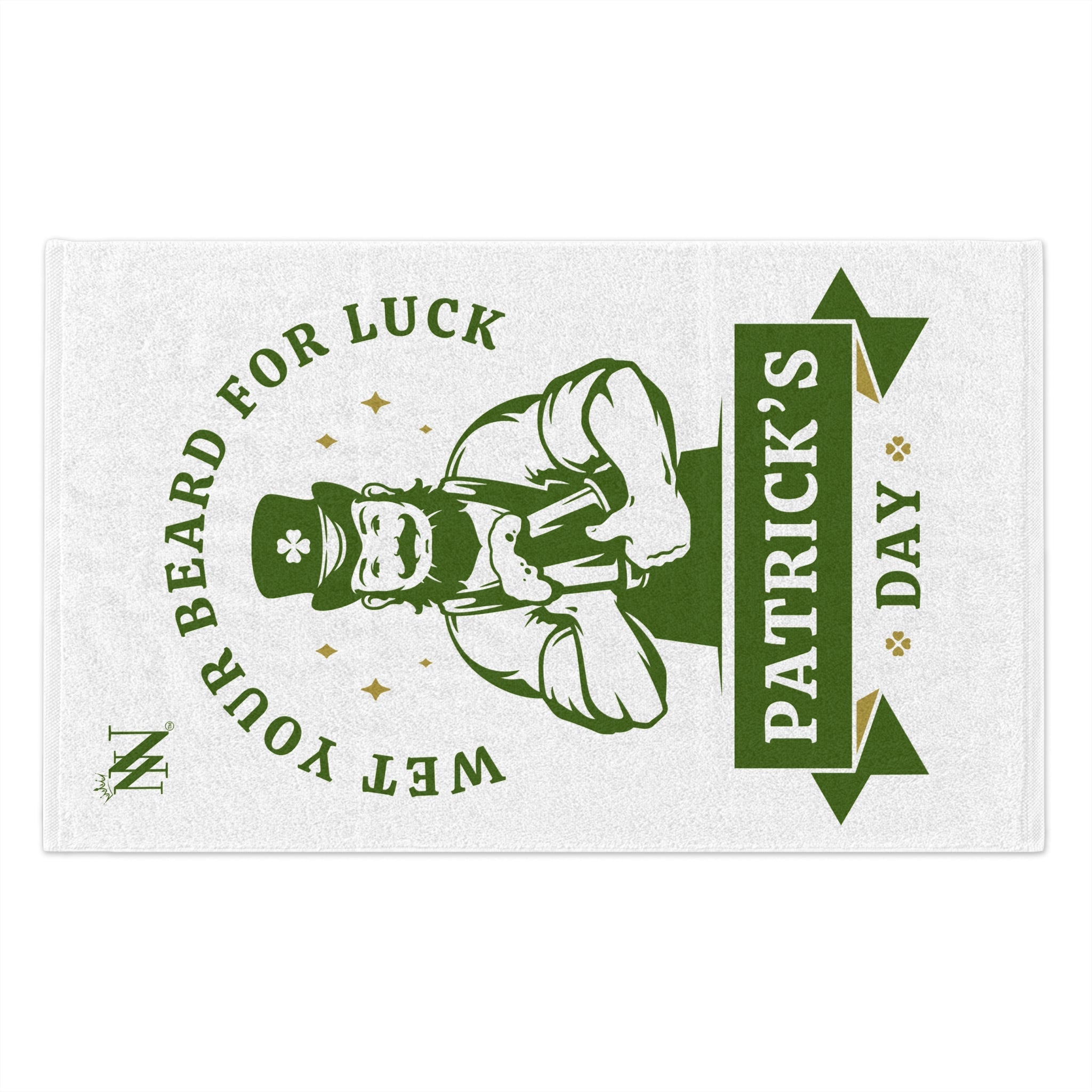 Wet Your Beard for Luck Patrick’s Day Fun Sex Towel