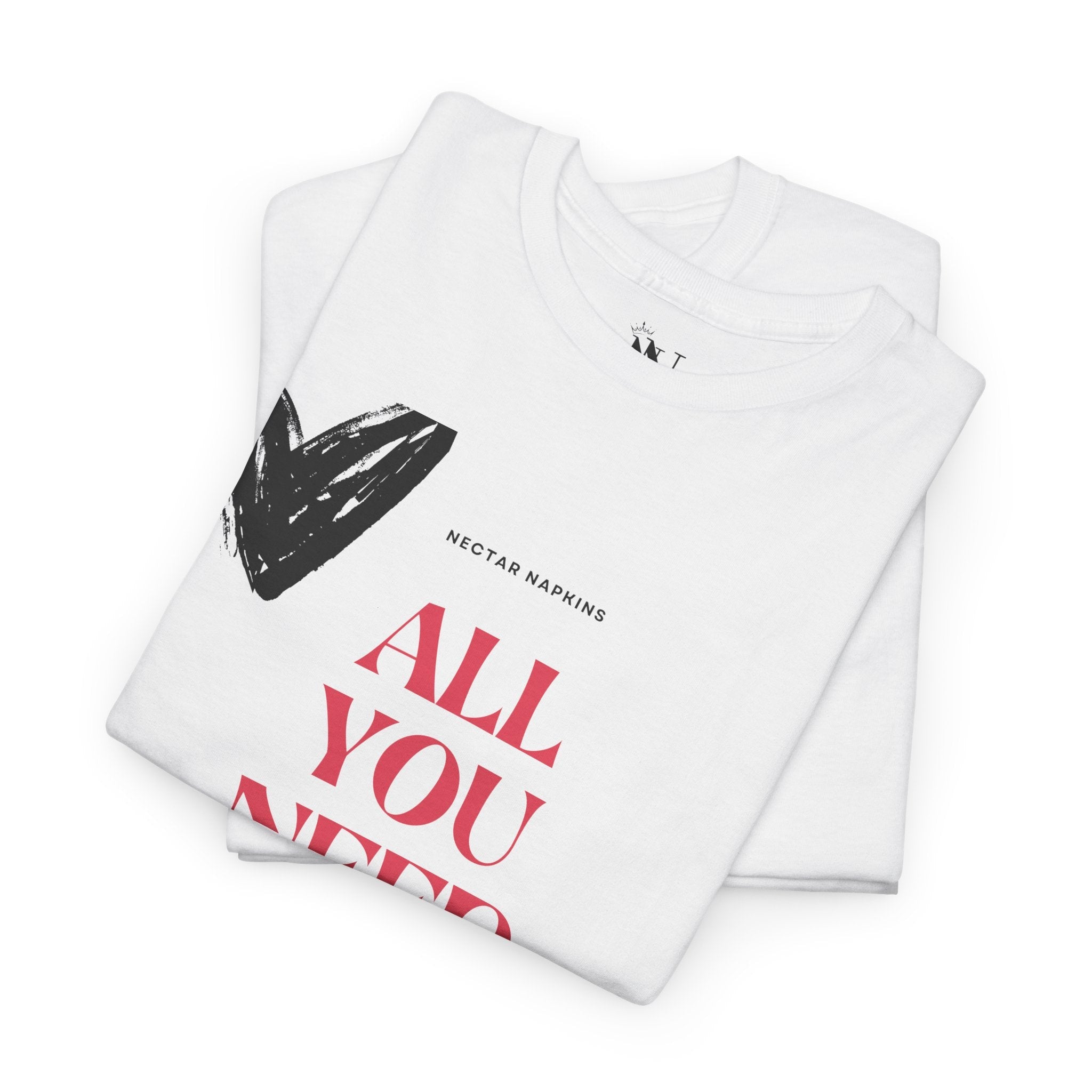 All You Need Is Love | Mix & Match 100% Cotton Unisex Fun-Flirty Lovers’ Tees