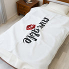 Cum-able Kiss | Mix & Match Velveteen Fun-Flirty Lovers’ Blankets
