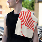 Vintage Swimsuit Poster | Mix & Match Soft Fun-Flirty Lovers’ Towels