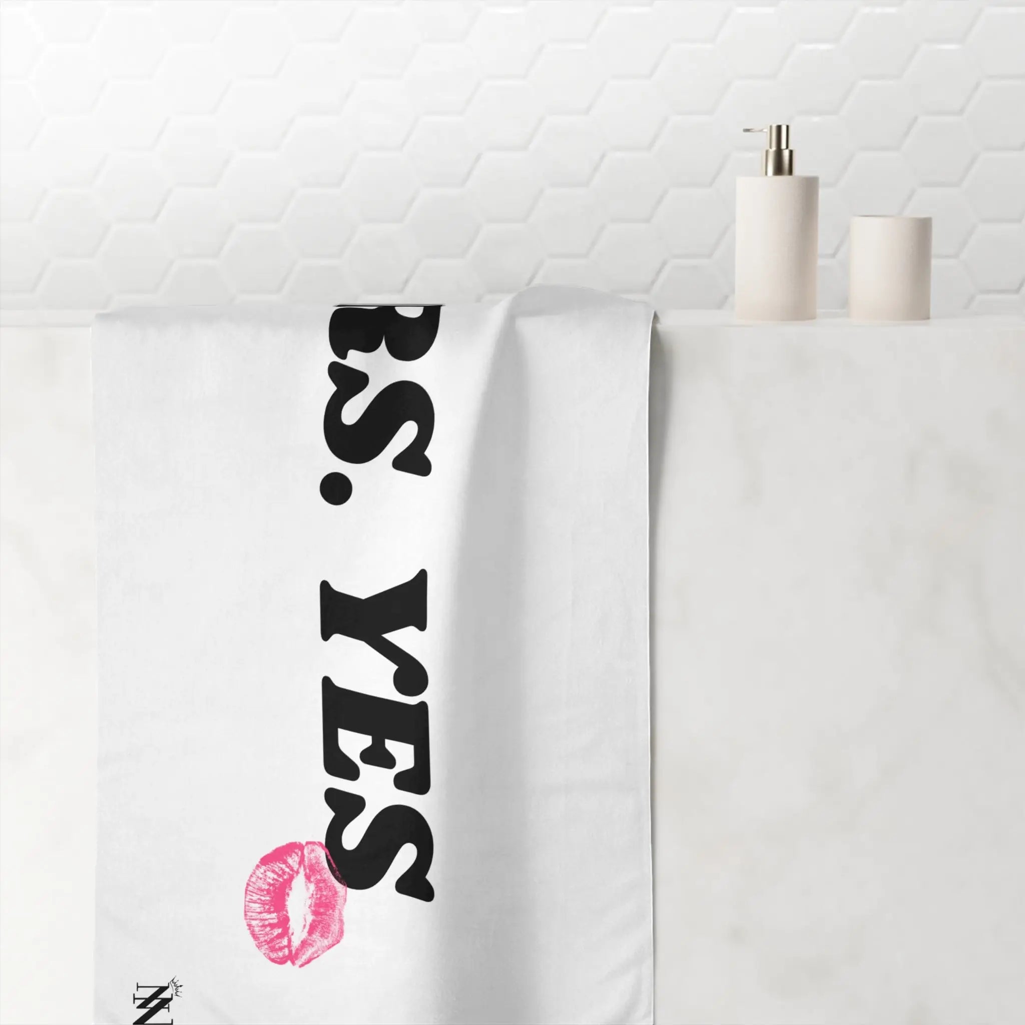 Mrs. Yes | Mix & Match XL Fun-Flirty Lovers’ Towels