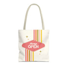 Always Open Retro Tote Bag