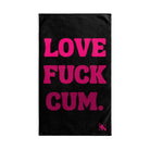 Love Fuck Cum. | Nectar Napkins Classic Fun-Flirty Lovers’ Towels