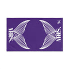 Mrs. Mrs. Mermaid Shareable Sides Purple | Mix & Match Classic Fun-Flirty Lovers’ Towels