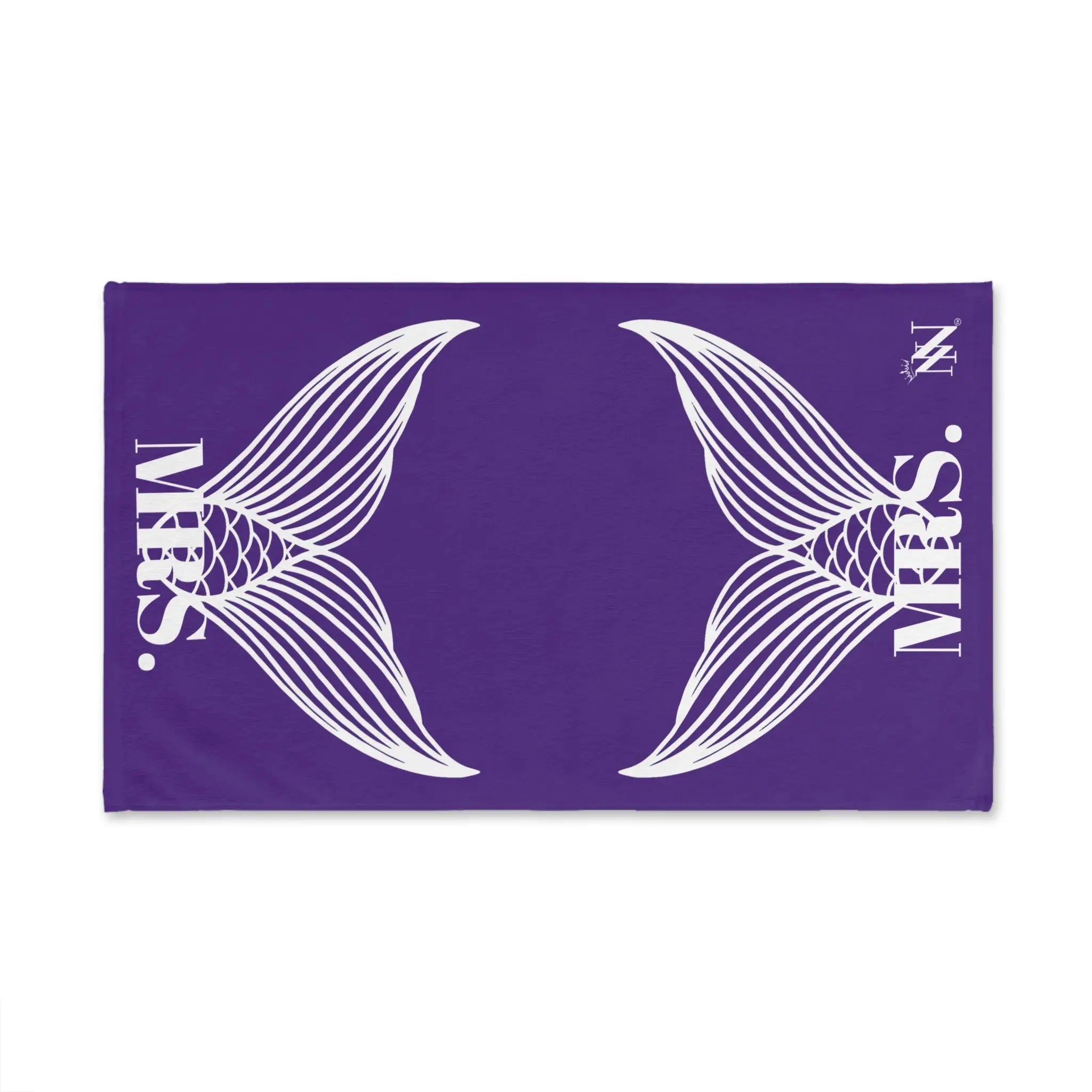 Mrs. Mrs. Mermaid Shareable Sides Purple Cum Towel