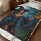 Fire Witch Fantasy Women Couple Gifts Sexy Lovers’ Silky Soft Blanket