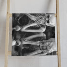No Speak See Hear Skull | Mix & Match Original Fun-Flirty Lovers’ Towels