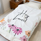 Hey Lover! Flowers | Mix & Match Soft Fun-Flirty Lovers’ Blankets