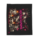 Nectar Napkins Gothic Kitty Romantic Gifts for Lovers Blanket
