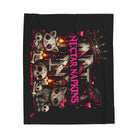 Nectar Napkins Gothic Kitty | Mix & Match Soft Fun-Flirty Lovers’ Blankets
