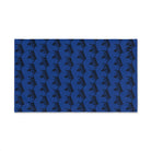 Crown Queen Pattern Blue Cum Towel