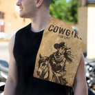 Vintage Cowgirl for Life Poster | Mix & Match Soft Fun-Flirty Lovers’ Towels